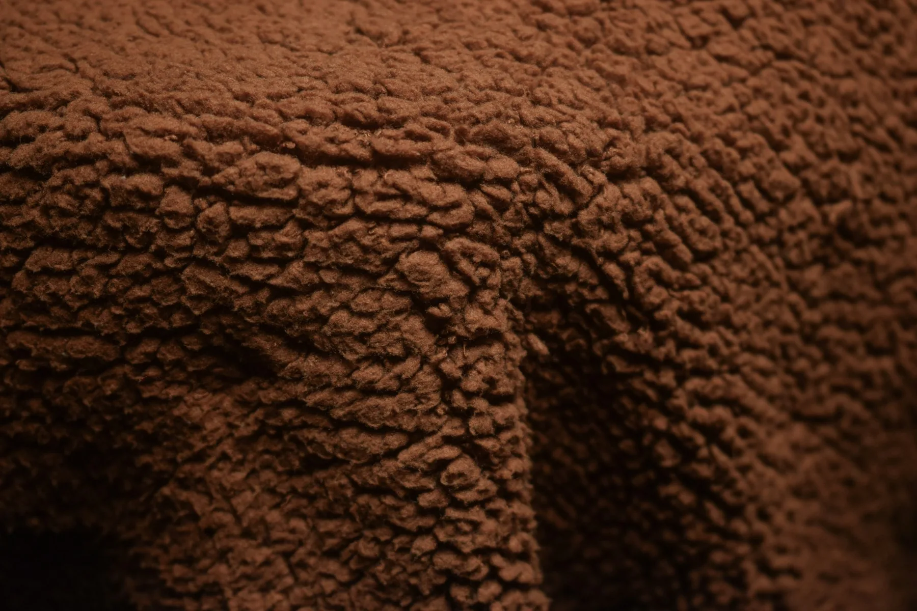 Close-up of warm textured fabric